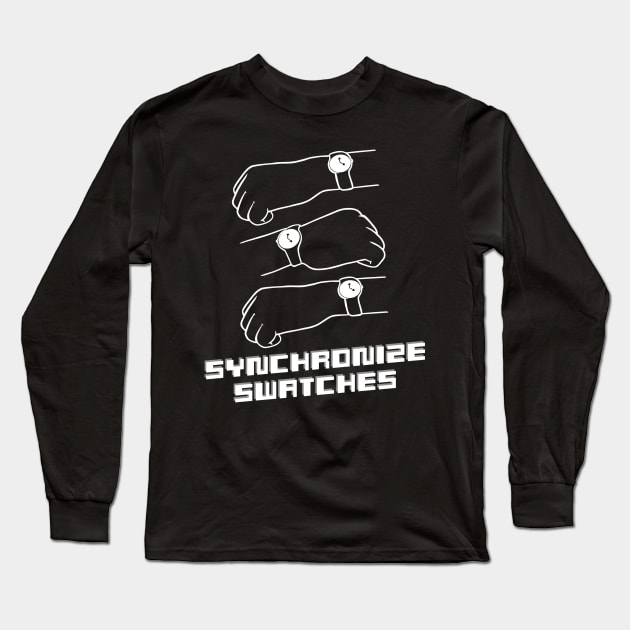 Synchronize Swatches Long Sleeve T-Shirt by pimator24